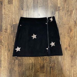 Fab’rik Star Suede Mini Skirt